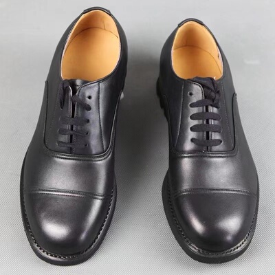 加肥加宽轮胎底65式皮鞋三接头男