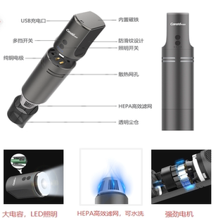 1151买车赠品 车载空气净化器GJ 3038多功能无刷吸尘器GJ 3032