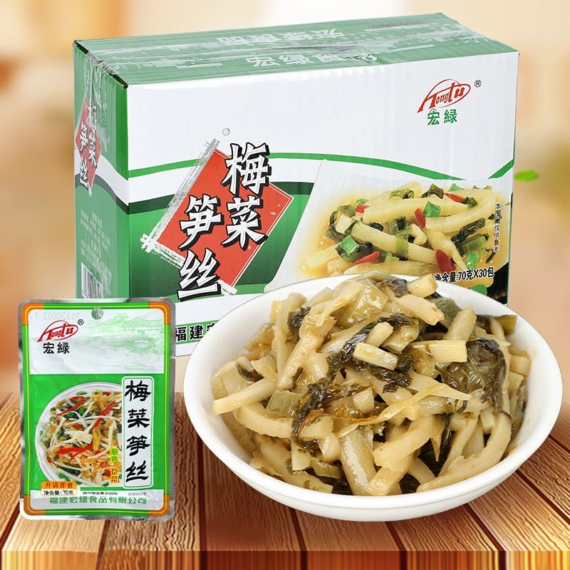 宏绿梅菜笋丝70g即食小菜图片