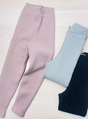 B31七彩海螺冬款女童加绒打底裤 高品质加厚打底裤5145