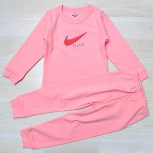 可乐米舒绒秋衣套装 男女宝秋衣秋裤 面料超好 120 7209 B01