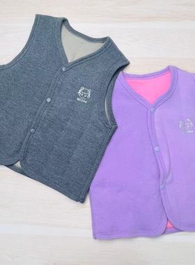 B61男女宝蚕丝羊绒马甲 按扣马甲 胸标图案随机 码子偏小 5018