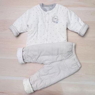 有黄点 受潮有 米乐熊夹棉立领套3451小熊宝宝 瑕疵款