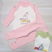 300克厚款 B211馨高腰舒绒秋衣套装 羊毛拉架宝宝秋衣套装