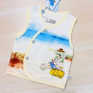 B28圆梦宝双层纯棉马甲 微瑕款 受潮了有黄点 1007 66 73 80