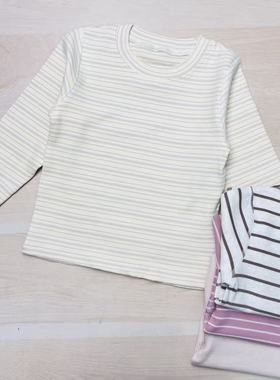 B68小鹿纯棉舒绒单秋衣 打底秋衣80-120 品质超好5106