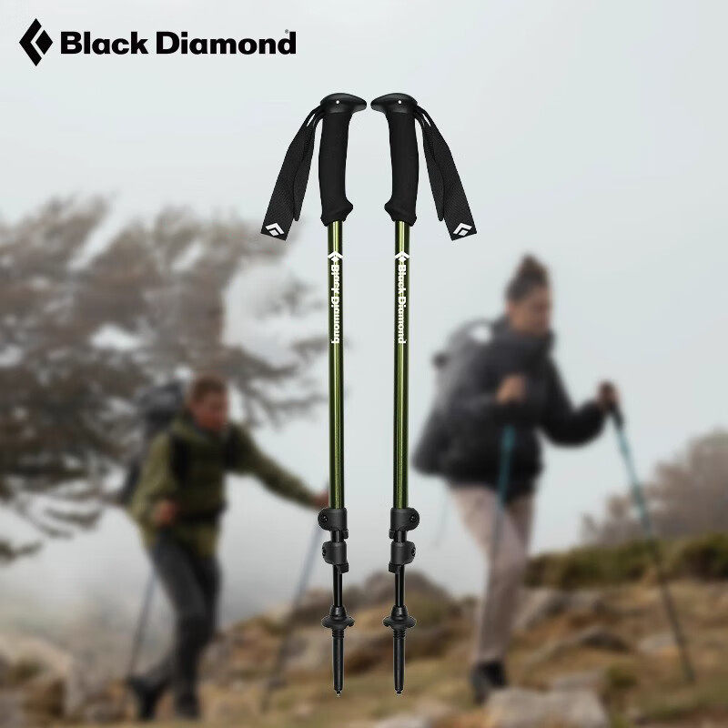 新款blackdiamond黑钻BD户外登山杖铝合金手杖伸缩徒步杖112551