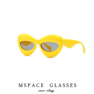 mspace2024新网红厚边包裹型少女心y2k千禧辣妹爱墨镜女太阳镜男