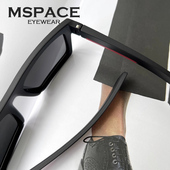 mspace新品 高级感神话方框偏光悟空驾驶防紫外线黑墨镜太阳镜 美式