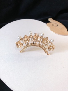 ｛珍珠小发冠｝汉服发饰发簪子发钗唐风宋制头饰中国风古装29包邮