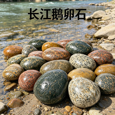 长江鹅卵石大块五彩彩