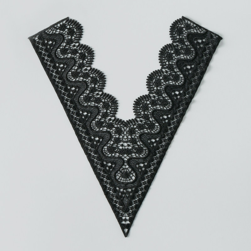 气质减龄花边辅料V领领口装饰领防走光假领子DIY手工缝制蕾丝领