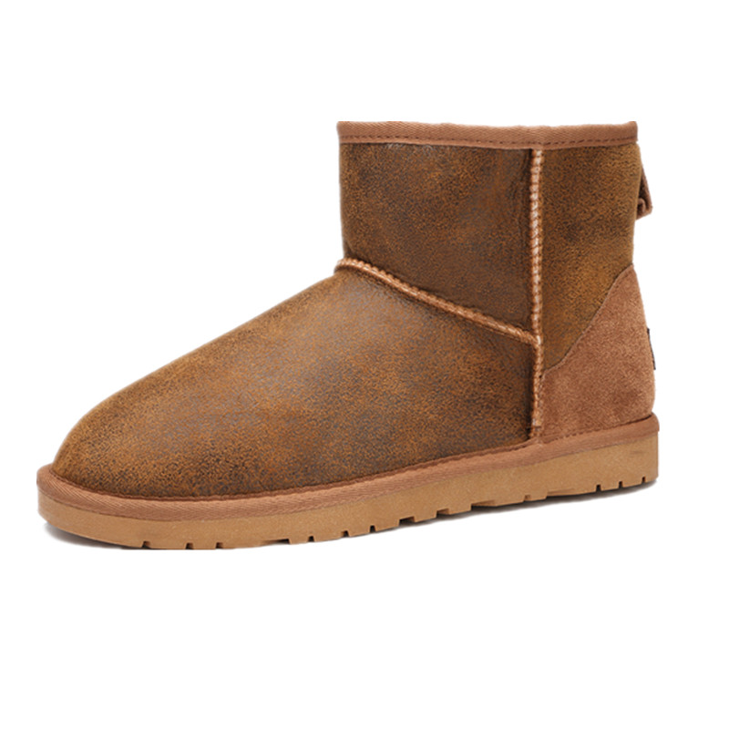 皮毛一体雪地靴大码冬季特惠棉鞋