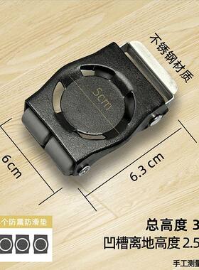 静音大承重移动滑轮可固定茶几移动轮挪动床家具万向轮洗衣机底座