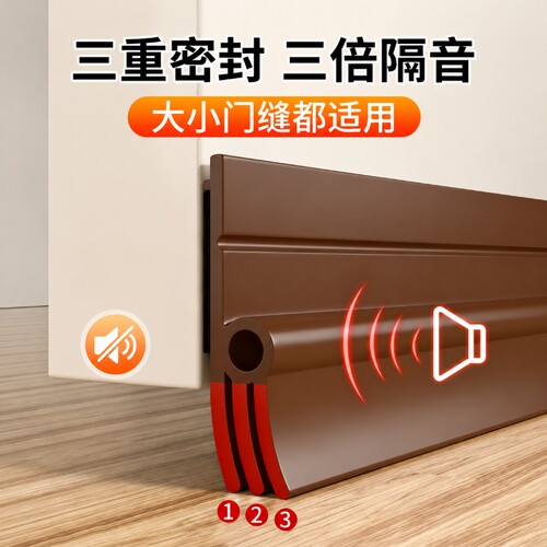 【挡风防尘】门缝门底密封条隔音静音缝隙挡板卧室门下房门挡风胶