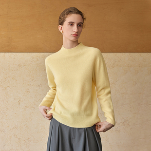 书婷专享 2025新款 AEL无缝半高领羊毛衫 打底衫 针织衫 女长袖