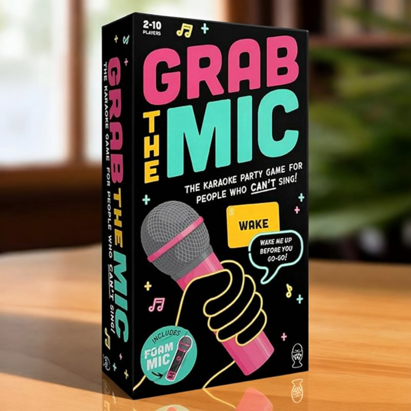 多人聚会桌游抢麦克风唱歌游戏