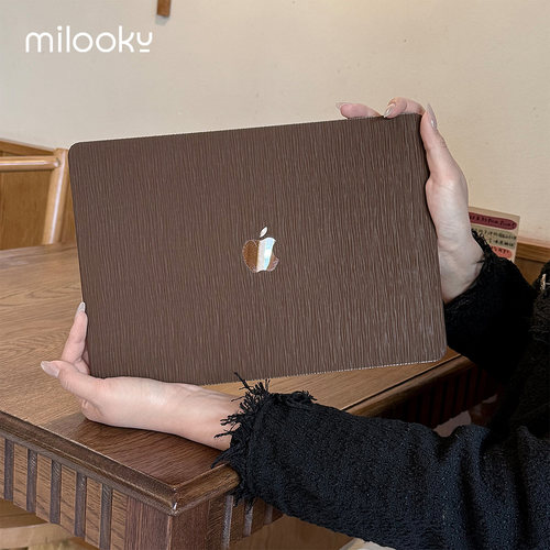 美式复古MacBook皮质防摔保护壳