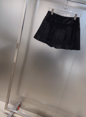 小众设计 23夏 经典百搭法式优雅复古甜酷girl 高腰显瘦百褶短裙