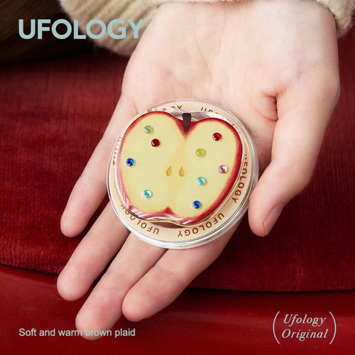 Ufology原创手机磁吸支架支持magsafe桌面气囊新款苹果点钻秋冬
