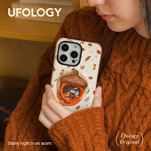 Ufology原创磁吸韩国进口菲林适用iPhone17promax手机壳插画16pro苹果15pro秋冬14pro全包13新款 二合一12支架