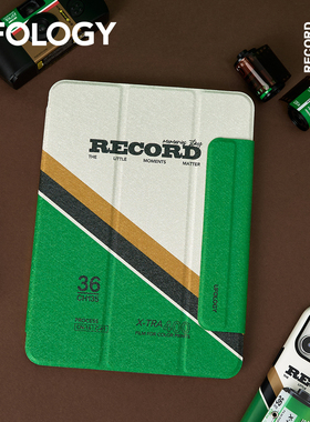 Ufology原创复古胶片适用air4/5保护套2020保护壳ipadpro11英寸9代10代2022磁吸2021苹果mini6平板2018