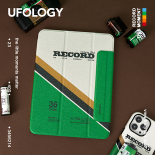 Ufology原创复古胶片适用air4/5保护套2020保护壳ipadpro11英寸9代10代2022磁吸2021苹果mini6平板2018