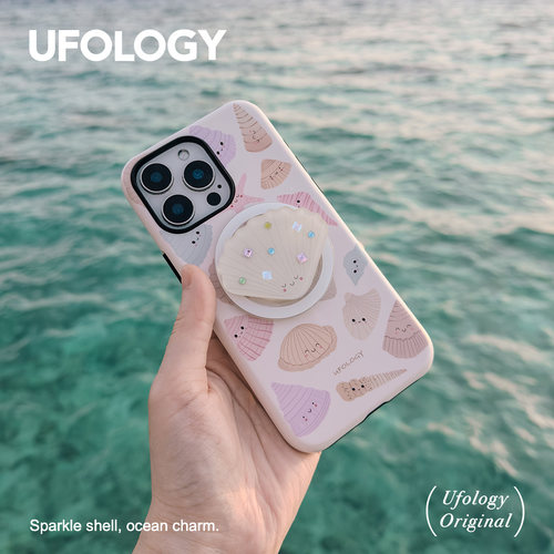 Ufology原创磁吸韩国进口菲林适用iPhone16promax手机壳15pro苹果14贝壳13全包12新款二合一11高级夏