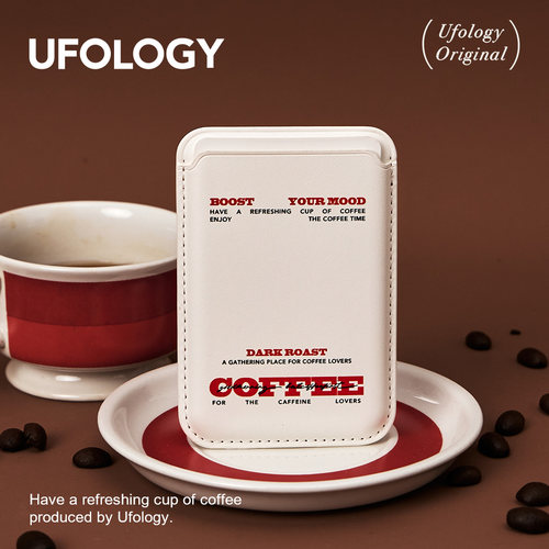 Ufology原创简约文字磁吸卡包