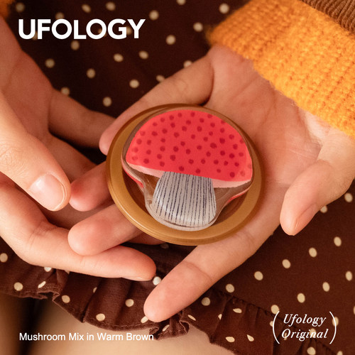 Ufology原创手机磁吸支架支持magsafe桌面便携苹果个性创意蘑菇