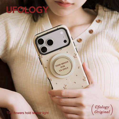 Ufology原创磁吸韩国进口菲林适用iPhone17promax手机壳16pro苹果15pro春天14pro全包13新款二合一12小碎花