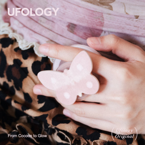 Ufology原创手机磁吸支架支持magsafe桌面便携苹果个性创意蝴蝶