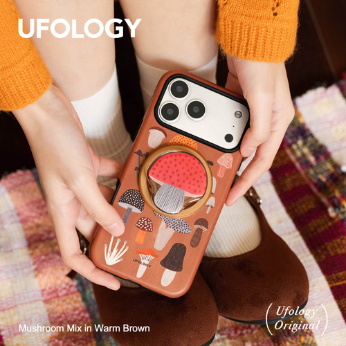 Ufology原创磁吸韩国进口菲林适用iPhone17promax手机壳16pro苹果15pro秋冬14pro全包13新款二合一12蘑菇高级