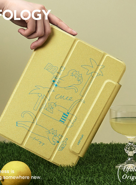 Ufology原创全包适用ipadpro2021平板保护套ipadair5壳ipad9绿色air4双面磁吸2022春夏mini6笔槽2024苹果air6