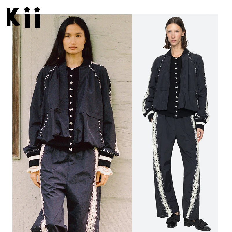 Kii正品美国Sea Nen York手工钩花珍珠饰外套夹克套装 Alberta