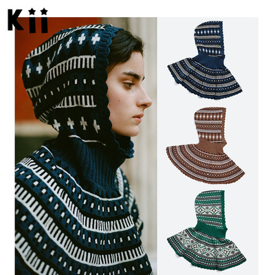 SeaNewYork羊毛费尔岛花纹法帽