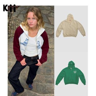 Kii买手店Urban Sophistication经典男女拉链卫衣外套连帽衫Terry