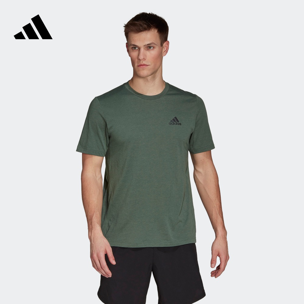 adidas阿迪达斯官方男装新款运动健身上衣圆领短袖T恤HD4115