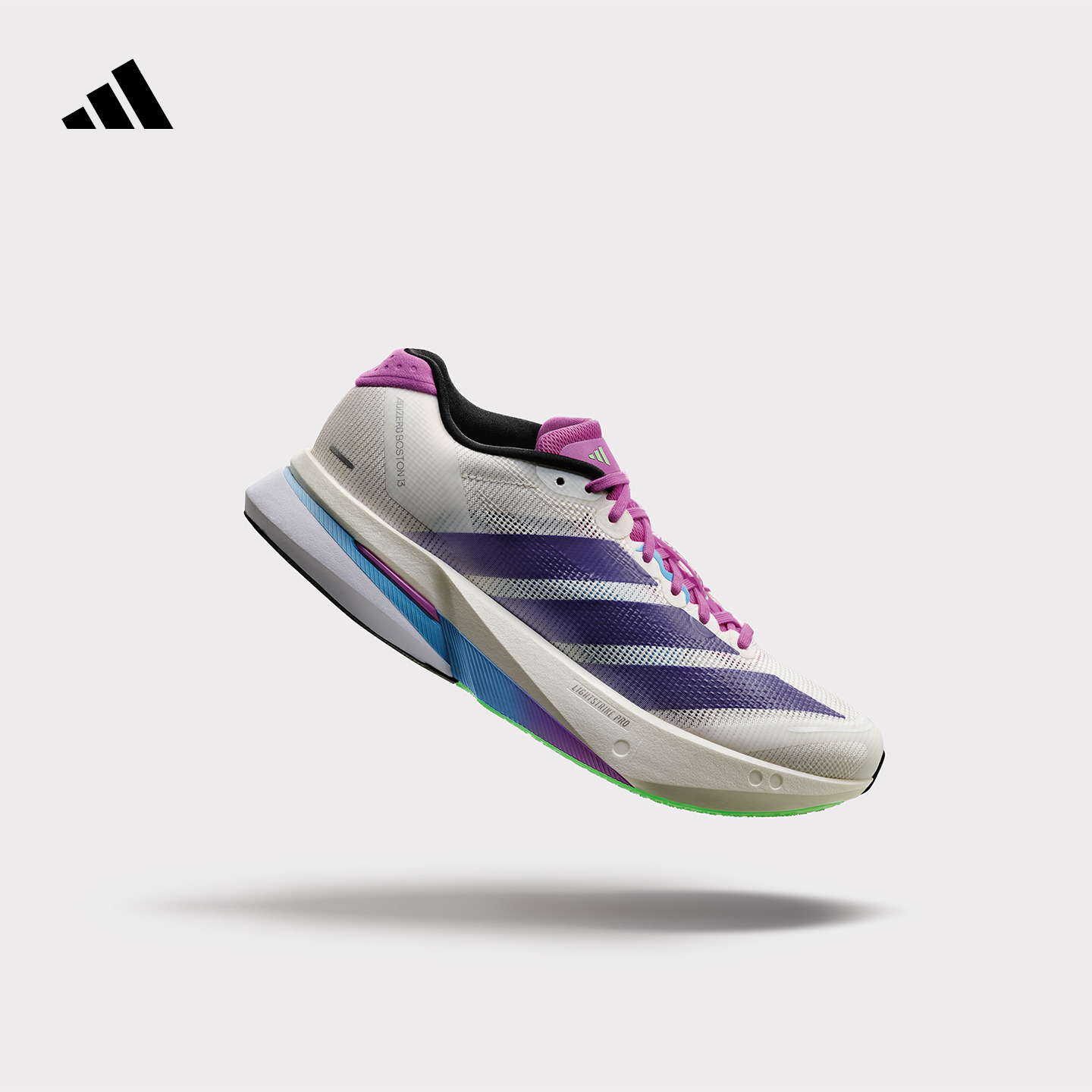 阿迪达斯马拉松竞训玻纤柱跑鞋