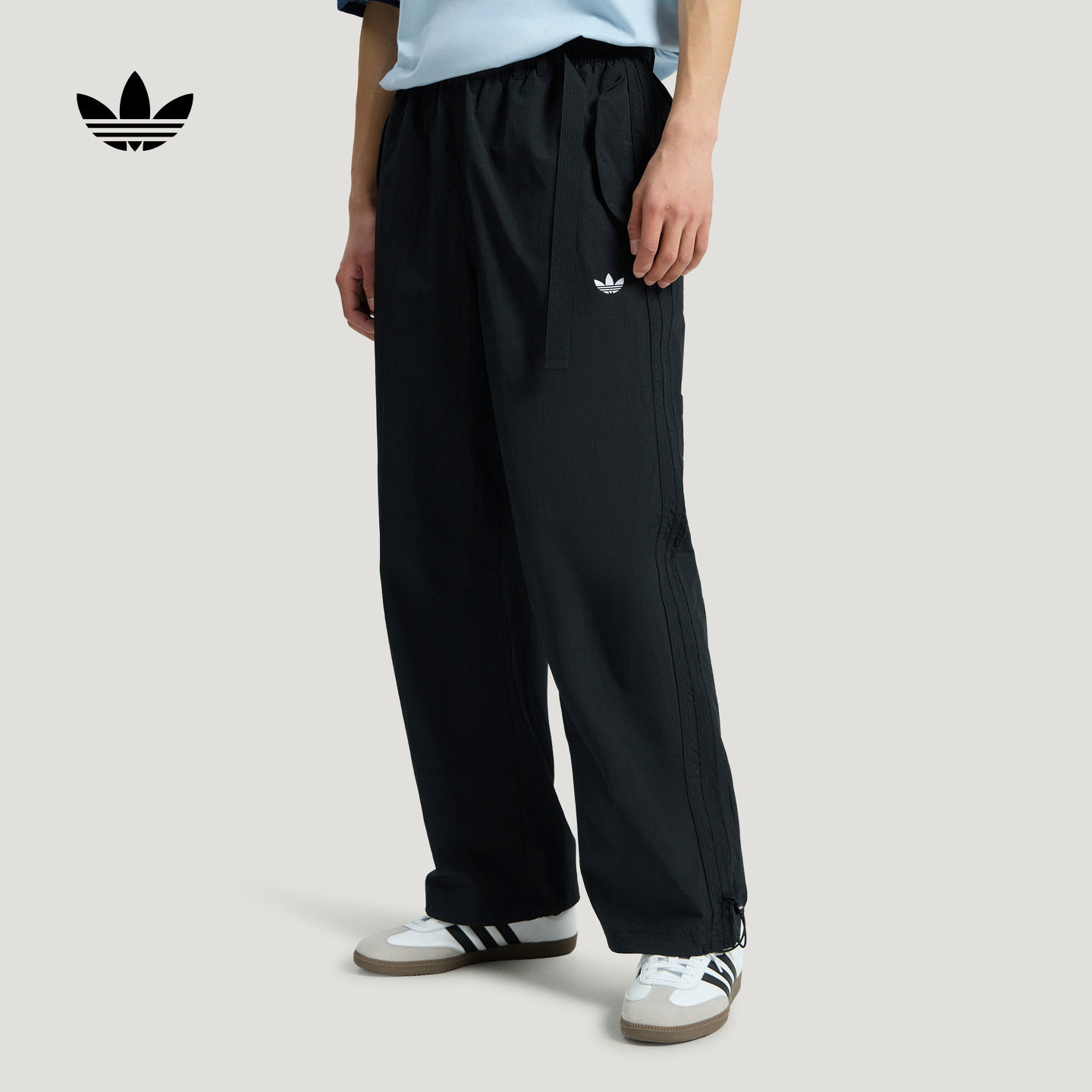 工装风潮流百搭日常宽松运动裤男春季adidas阿迪达斯三叶草