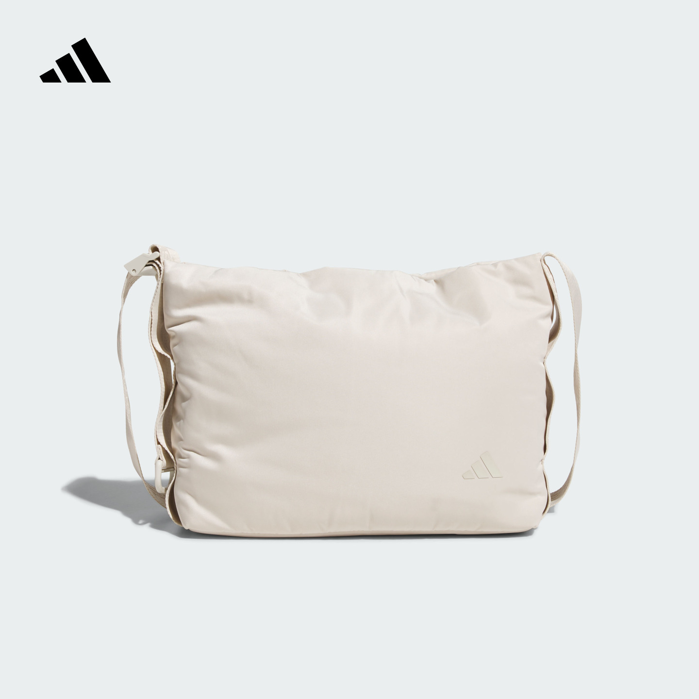 简约运动单肩可调节背带斜挎包男女adidas阿迪达斯JY9117