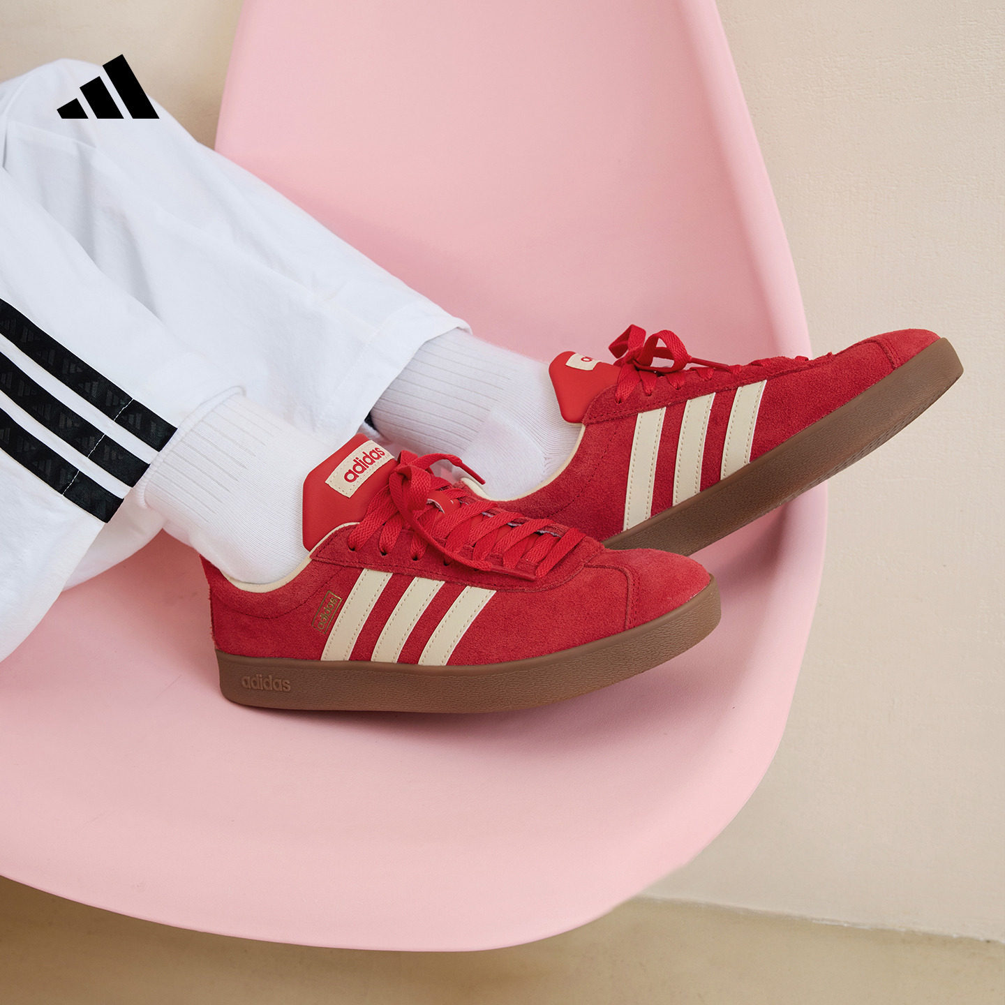 T头鞋 VL COURT CLASSIC复古板鞋德训鞋男女adidas阿迪达斯轻运动,运动鞋new,板鞋,淘宝优惠券,粉丝福利购,淘宝优惠卷