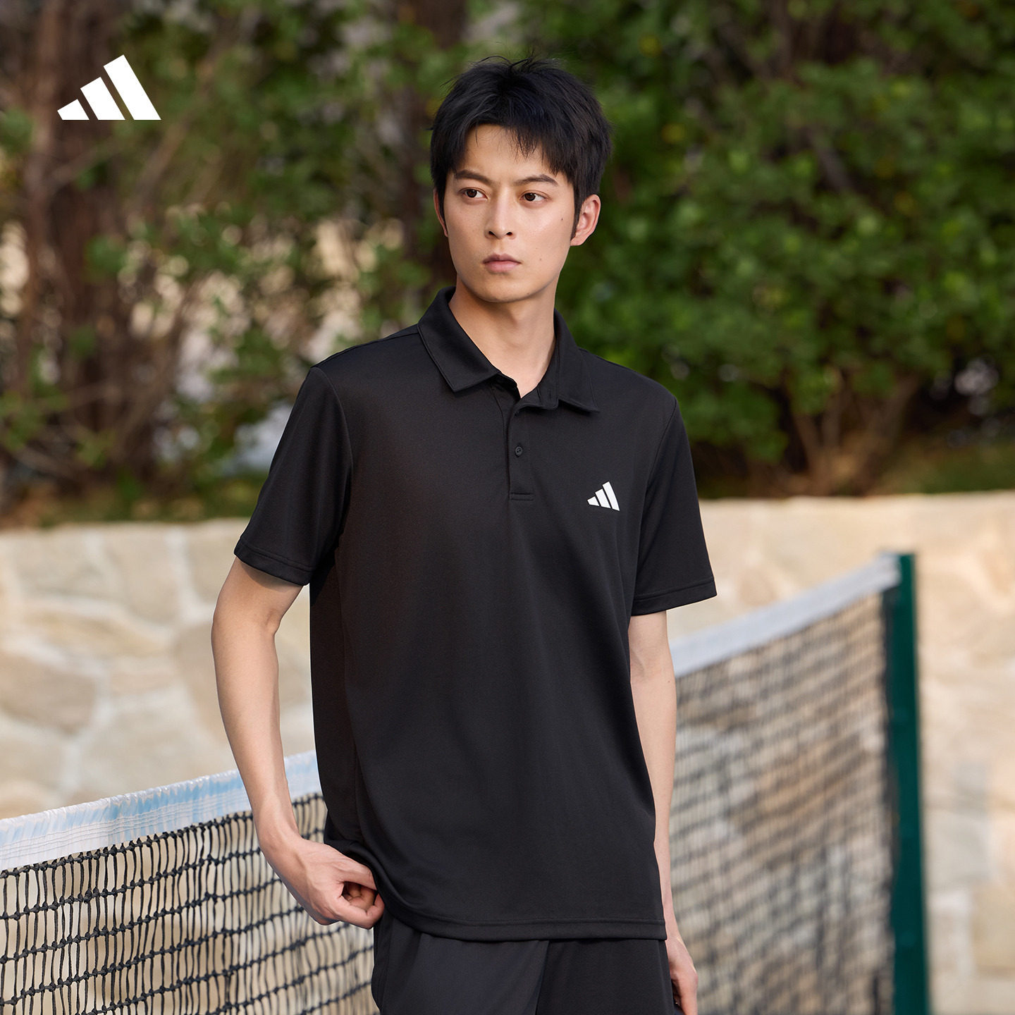 速干网球运动翻领短袖POLO衫男装夏季adidas阿迪达斯官方HR8730