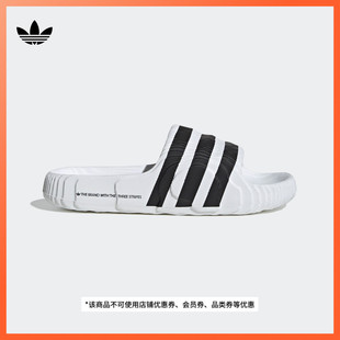 男女夏季 ADILETTE 拖鞋 22经典 adidas阿迪达斯官方三叶草IF3670