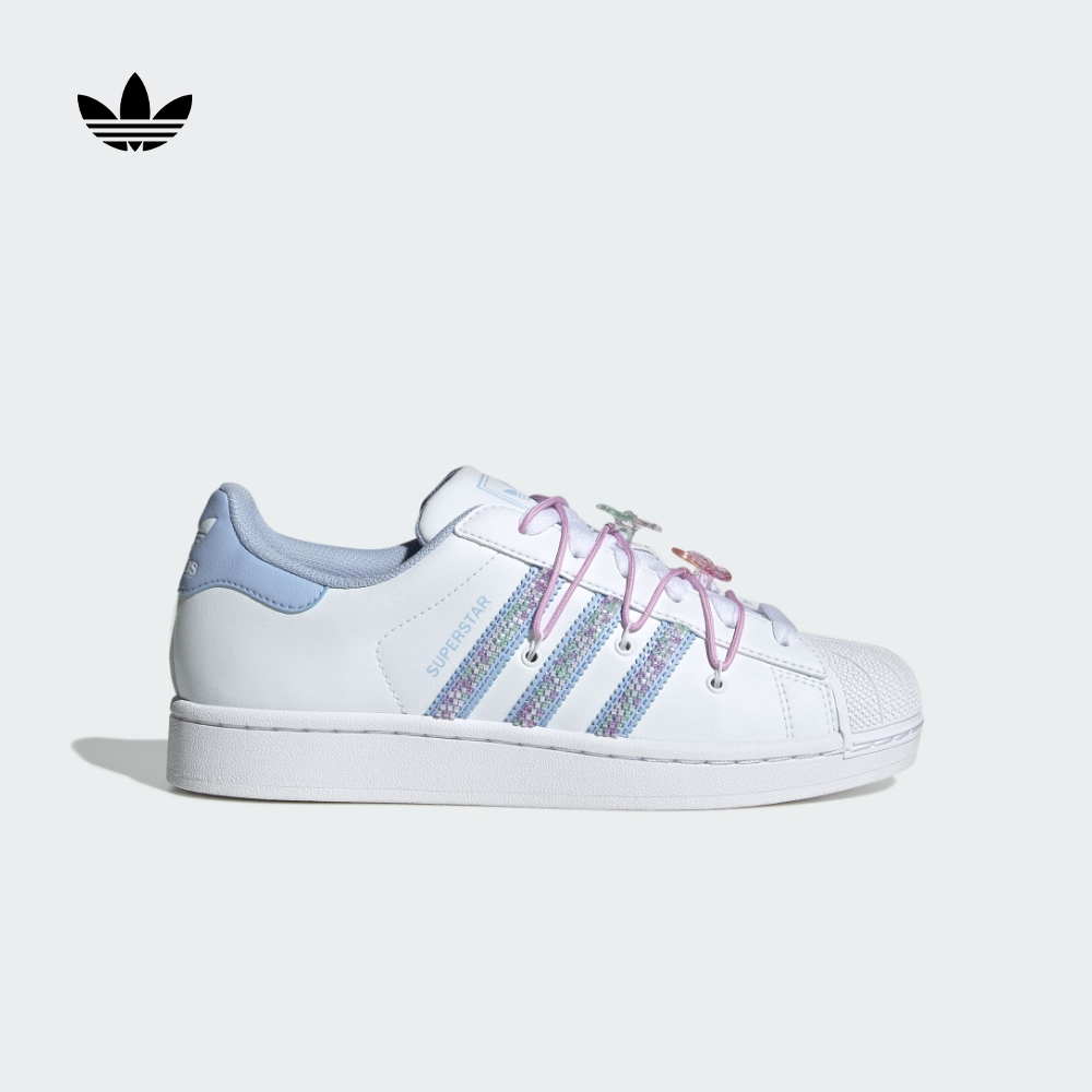 阿迪达斯三叶草女经典贝壳头板鞋