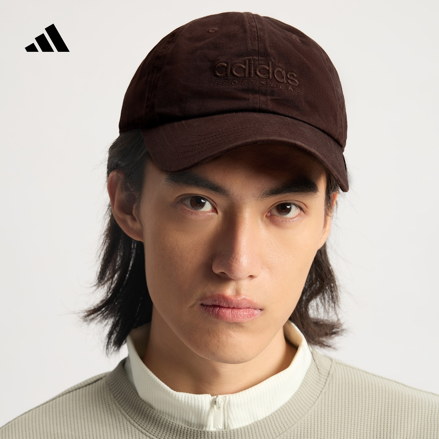 运动休闲遮阳软顶棒球帽子男女新款adidas阿迪达斯官方JX5764