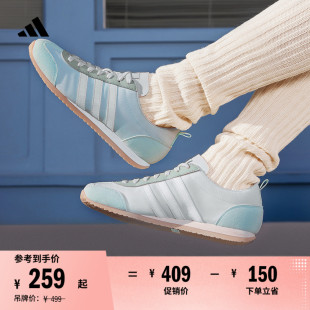 冰淇淋T头鞋 VS JOG 2.0复古薄底运动鞋男女adidas阿迪达斯轻运动