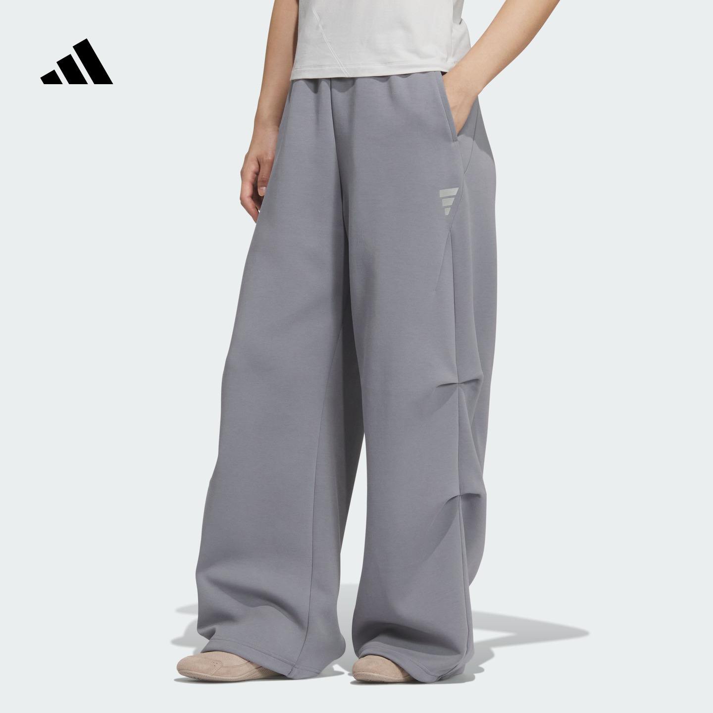 阿迪达斯女子运动裤adidas