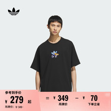 经典纯棉印花上衣圆领短袖T恤男装夏季新款adidas阿迪达斯三叶草