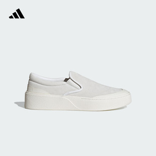 ON一脚蹬厚底板鞋 SLIP adidas阿迪达斯 LIGHT FOS系列LABCOURT